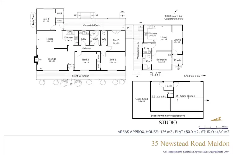 Floorplan of Homely house listing, 35 Newstead Road, Maldon VIC 3463