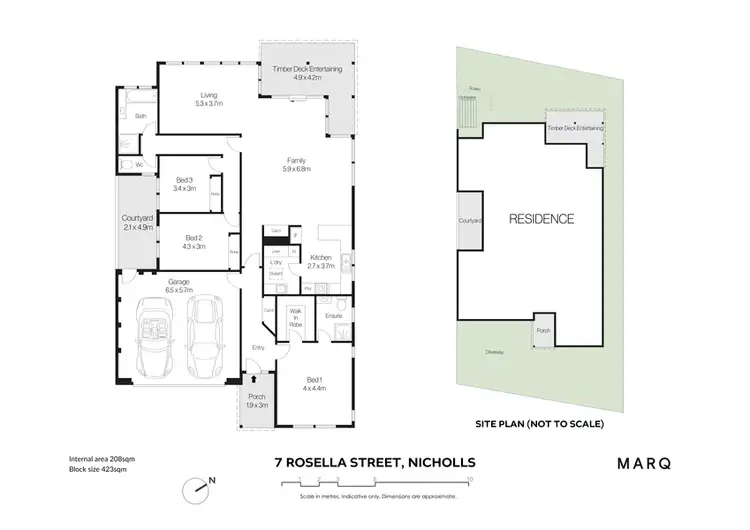 Floorplan of Homely house listing, 7 Rosella Street, Nicholls ACT 2913