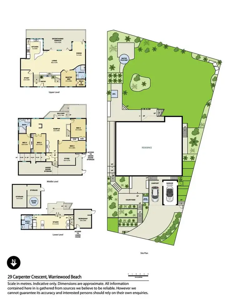 Floorplan of Homely house listing, 29 Carpenter Crescent, Warriewood NSW 2102
