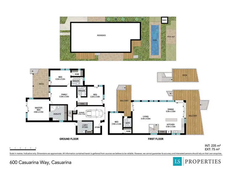 Floorplan of Homely house listing, 600 Casuarina Way, Casuarina NSW 2487