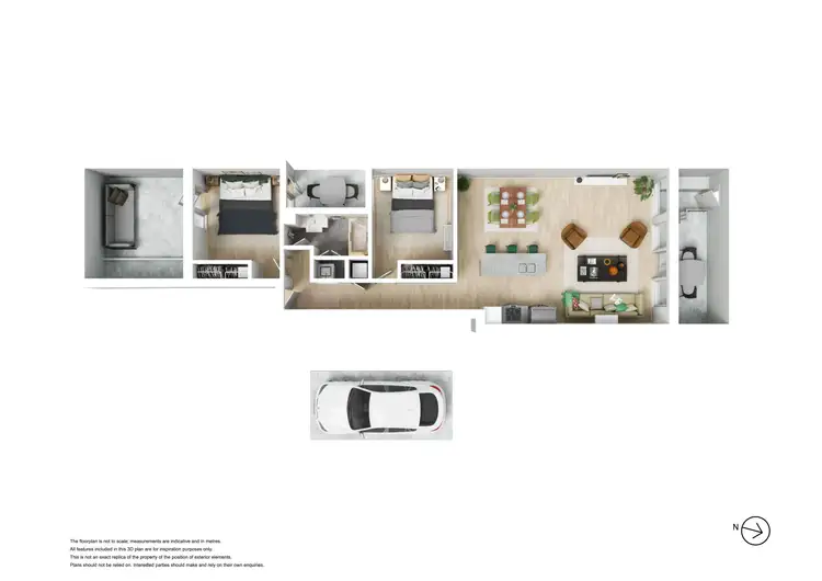 Floorplan of Homely apartment listing, 2/333 Coventry Street, South Melbourne VIC 3205