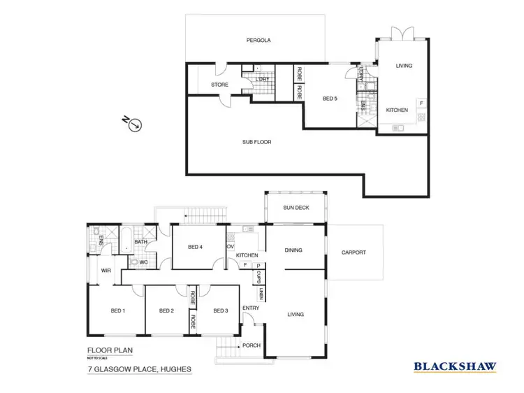 Floorplan of Homely house listing, 7 Glasgow Place, Hughes ACT 2605