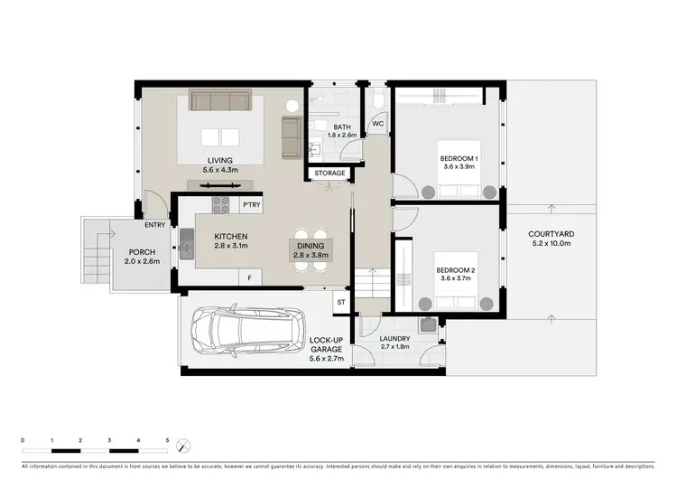 Floorplan of Homely villa listing, 3/10 Valda Street, Bexley NSW 2207