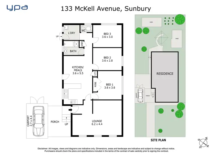 Floorplan of Homely house listing, 133 Mckell Avenue, Sunbury VIC 3429