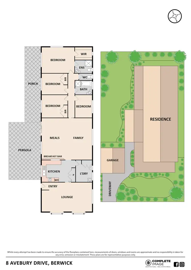 Floorplan of Homely house listing, 8 Avebury Drive, Berwick VIC 3806
