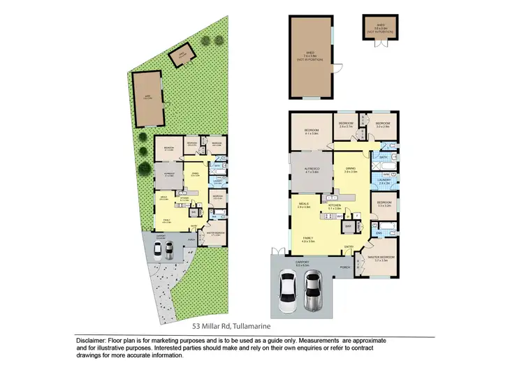 Floorplan of Homely house listing, 53 Millar Road, Tullamarine VIC 3043