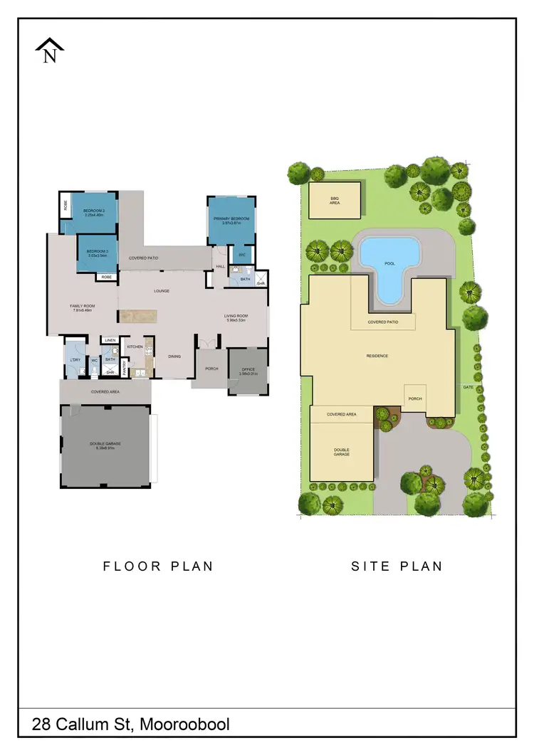 Floorplan of Homely house listing, 28 Callum Street, Mooroobool QLD 4870
