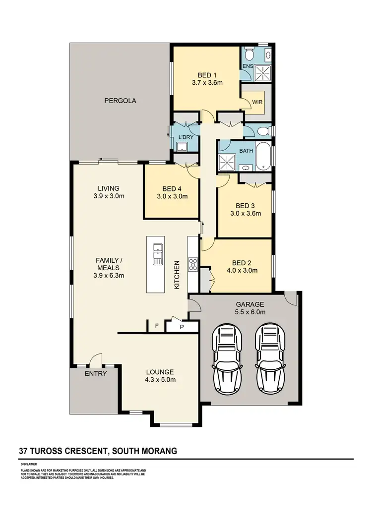 Floorplan of Homely house listing, 37 Tuross Crescent, South Morang VIC 3752