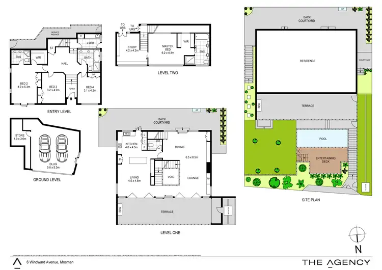 Floorplan of Homely house listing, 6 Windward Avenue, Mosman NSW 2088