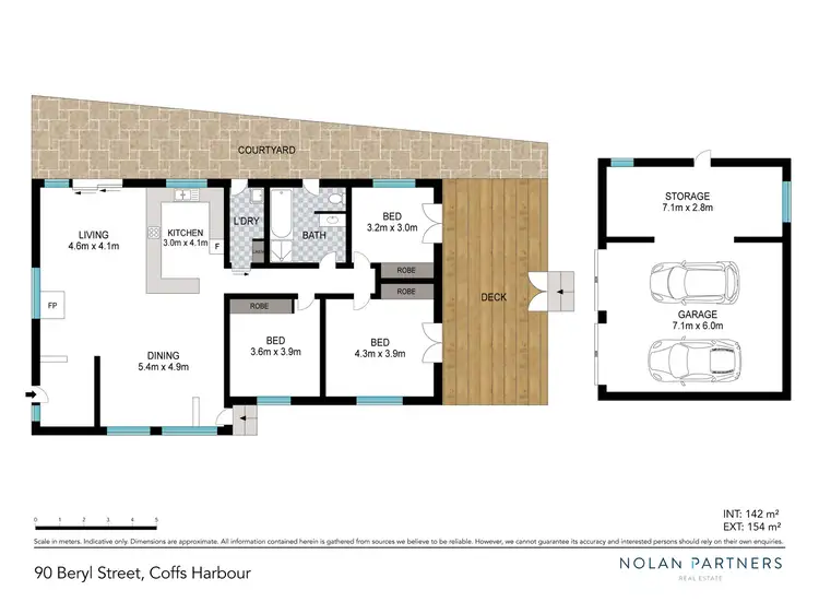 Floorplan of Homely house listing, 90 Beryl Street, Coffs Harbour NSW 2450