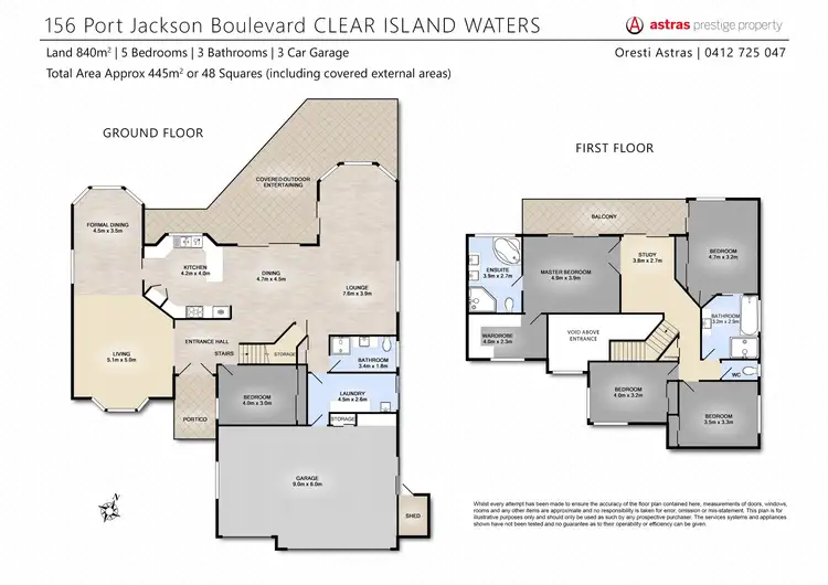 Floorplan of Homely house listing, 156 Port Jackson Boulevard, Clear Island Waters QLD 4226