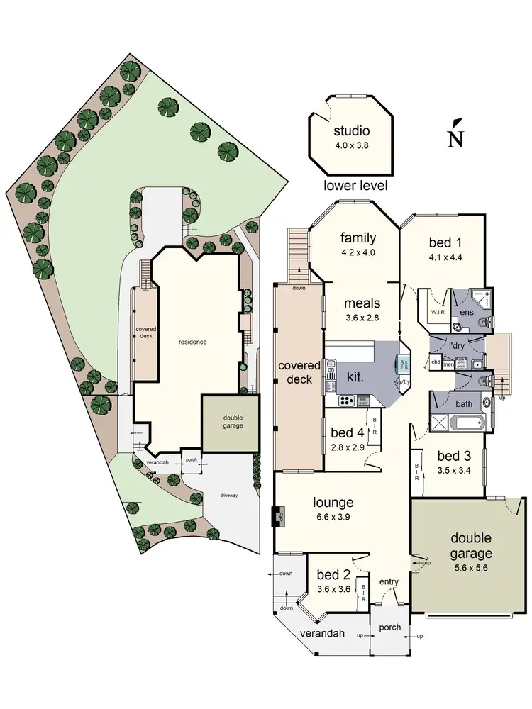 Floorplan of Homely house listing, 10 The Circuit, Lilydale VIC 3140