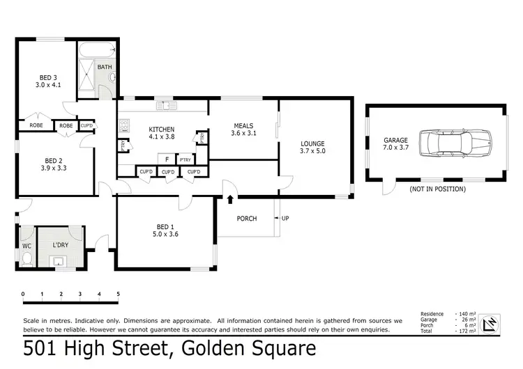 Floorplan of Homely house listing, 501 High Street, Golden Square VIC 3555