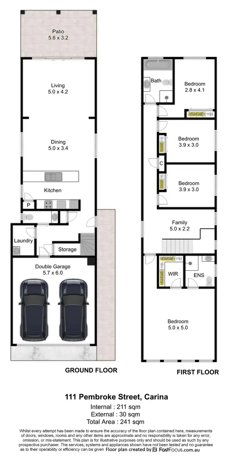 Floorplan of Homely house listing, 111 Pembroke Street, Carina QLD 4152