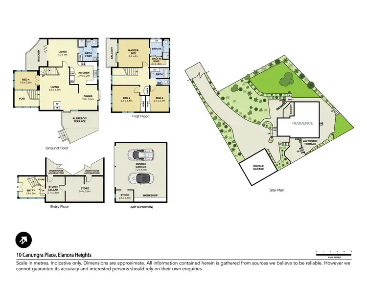 Floorplan of Homely house listing, 10 Canungra Place, Elanora Heights NSW 2101