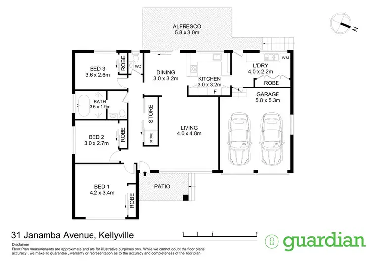 Floorplan of Homely house listing, 31 Janamba Avenue, Kellyville NSW 2155