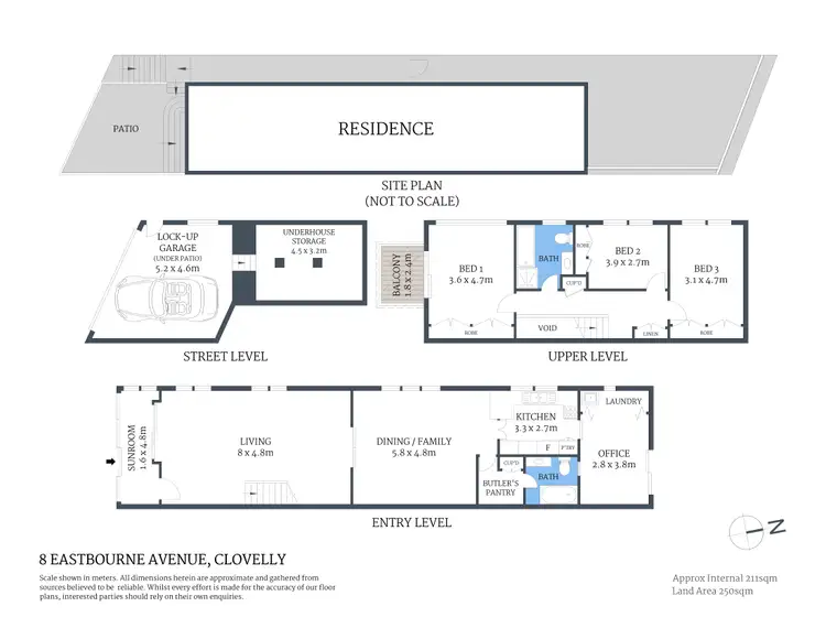 Floorplan of Homely house listing, 8 Eastbourne Avenue, Clovelly NSW 2031