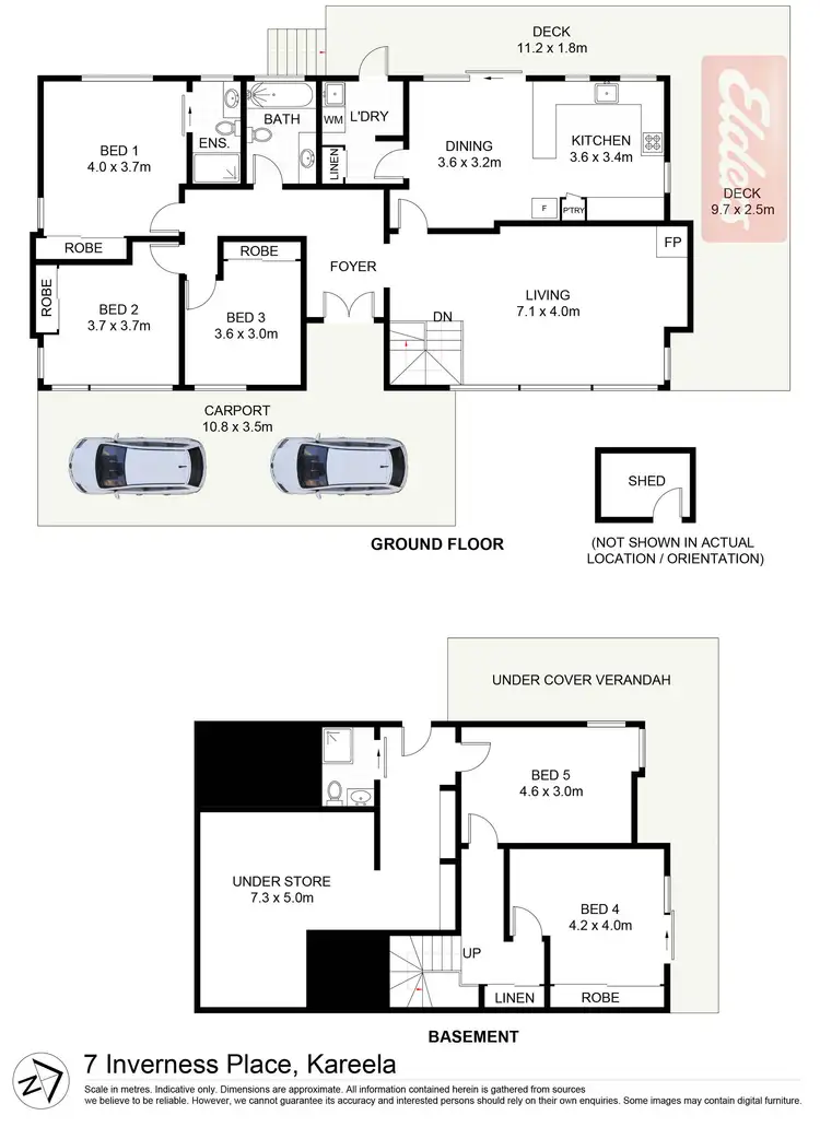 Floorplan of Homely house listing, 7 Inverness Place, Kareela NSW 2232