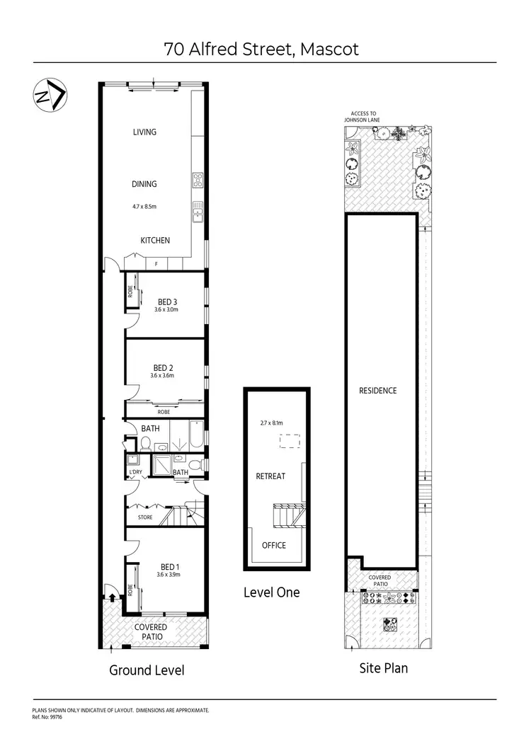 Floorplan of Homely house listing, 70 Alfred Street, Mascot NSW 2020