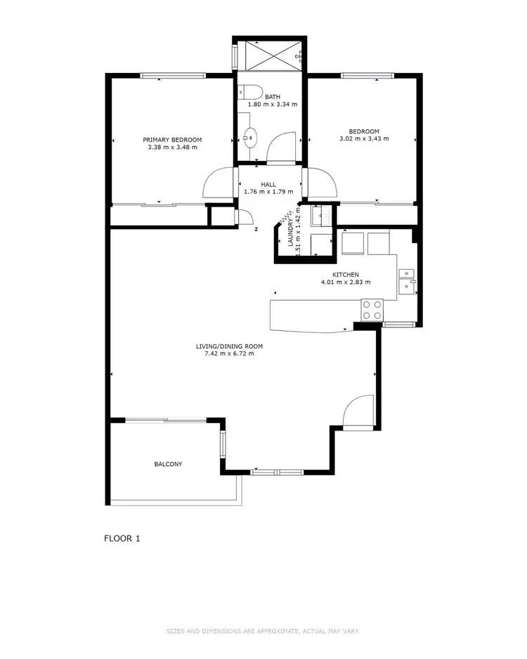 Floorplan of Homely unit listing, 7/7 Springfield Crescent, Manoora QLD 4870