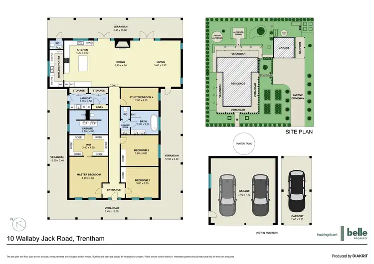 Floorplan of Homely house listing, 10 Wallaby Jack Road, Trentham VIC 3458