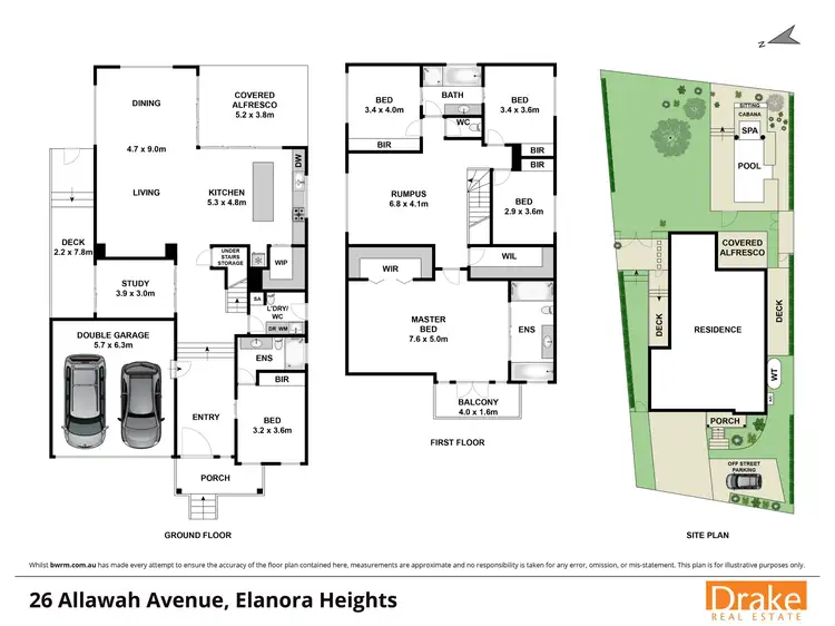 Floorplan of Homely house listing, 26 Allawah Avenue, Elanora Heights NSW 2101