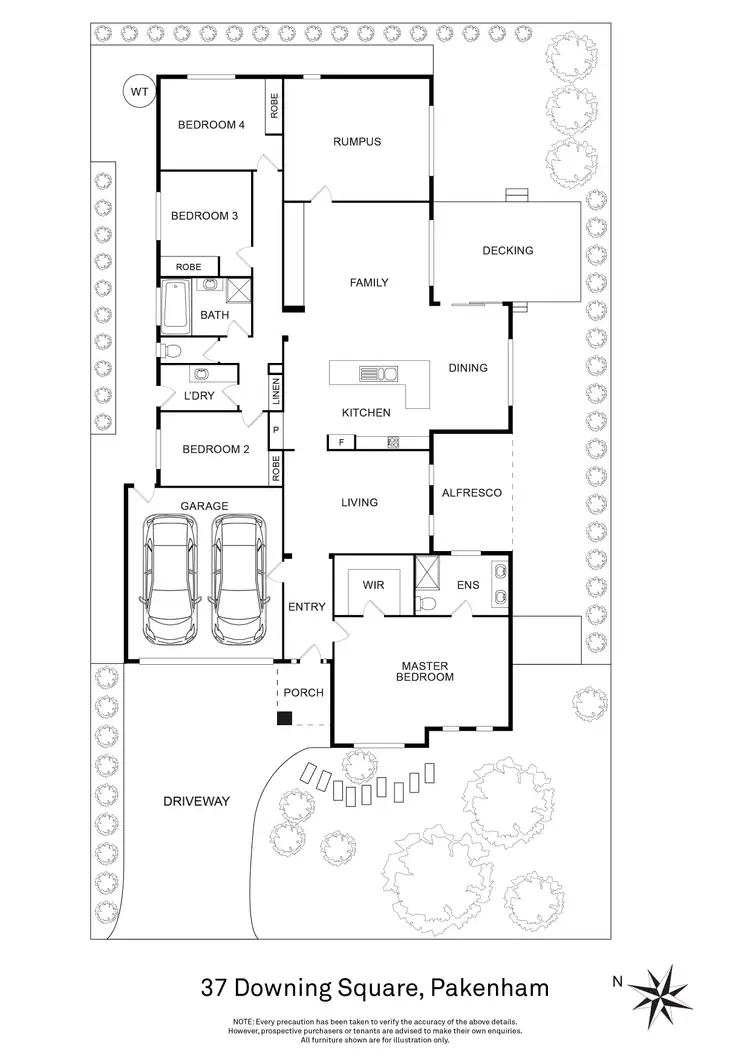 Floorplan of Homely house listing, 37 Downing Square, Pakenham VIC 3810