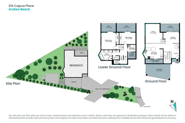 Floorplan of Homely house listing, 21a Capua Place, Avalon Beach NSW 2107