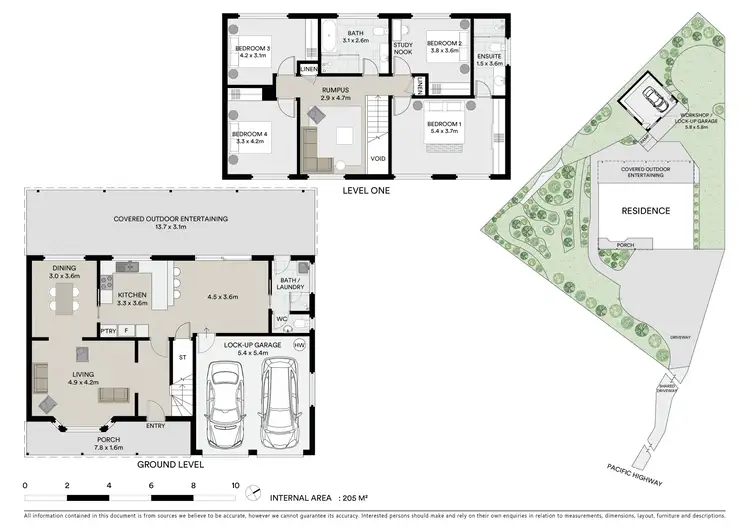 Floorplan of Homely house listing, 711a Pacific Highway, Mount Kuring-Gai NSW 2080