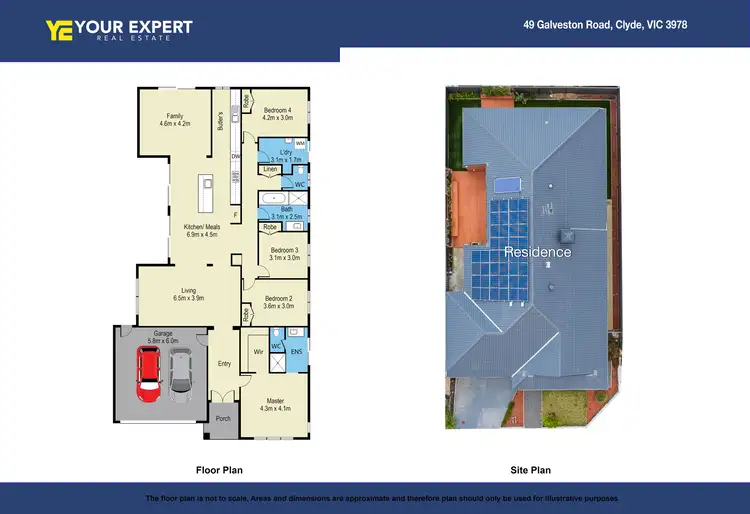 Floorplan of Homely house listing, 49 Galveston Road, Clyde VIC 3978