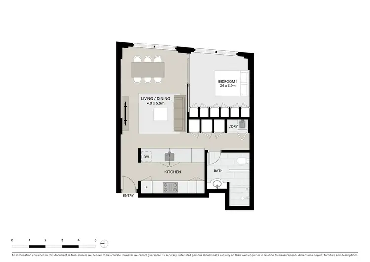 Floorplan of Homely apartment listing, 508/46 Wentworth Avenue, Surry Hills NSW 2010