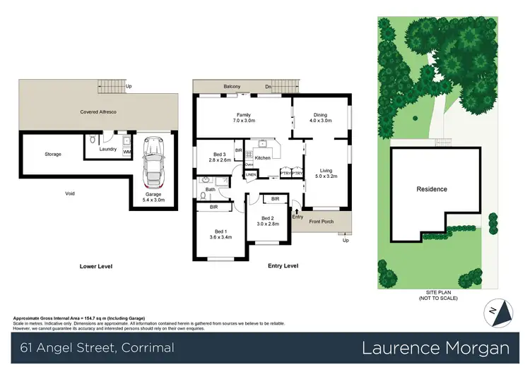 Floorplan of Homely house listing, 61 Angel Street, Corrimal NSW 2518
