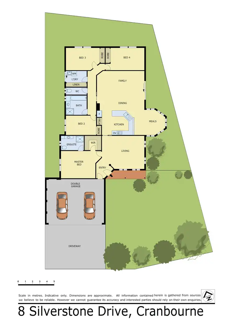 Floorplan of Homely house listing, 8 Silverstone Drive, Cranbourne VIC 3977