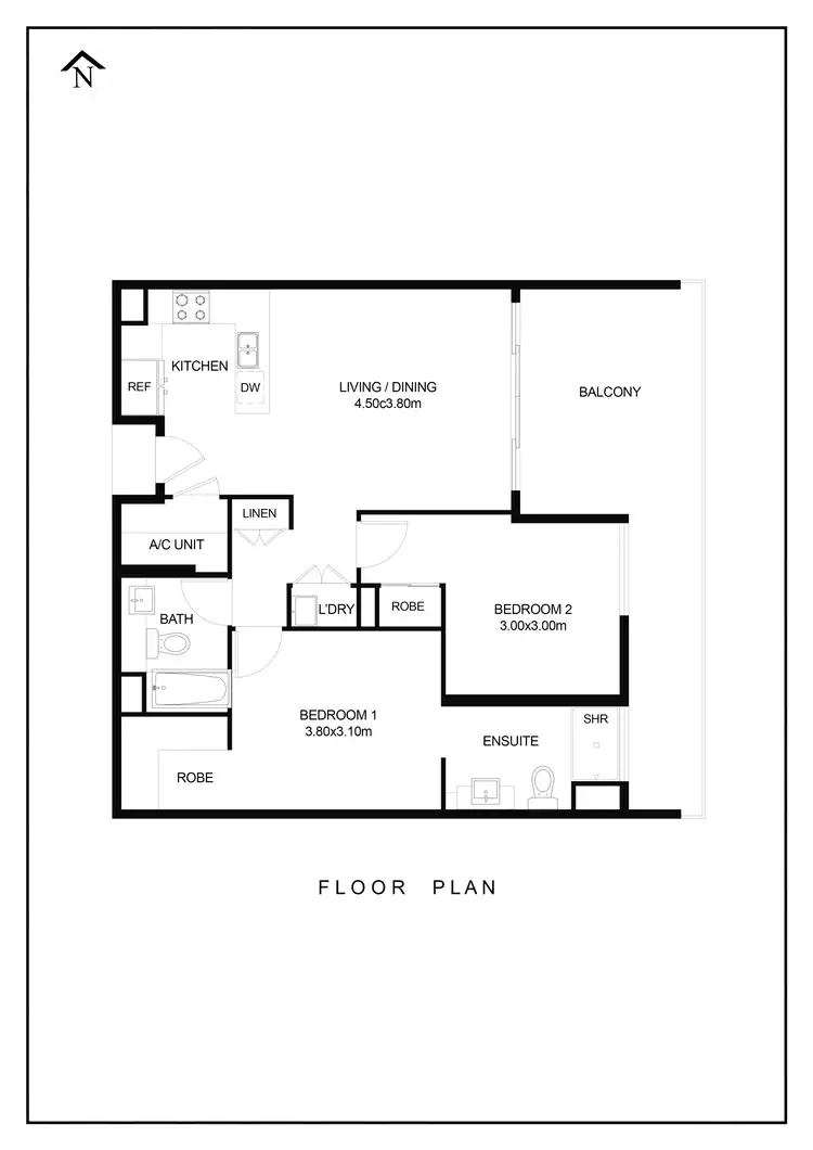 Floorplan of Homely apartment listing, 15/1 Marlin Parade, Cairns City QLD 4870