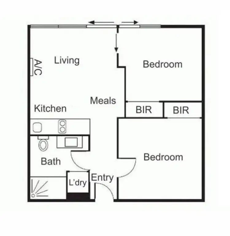 Floorplan of Homely apartment listing, 1104/31 A'Beckett Street, Melbourne VIC 3000