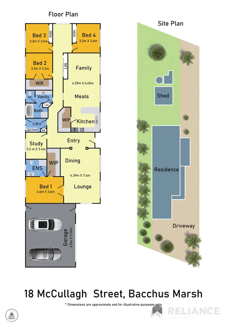 Floorplan of Homely house listing, 18 McCullagh Street, Bacchus Marsh VIC 3340
