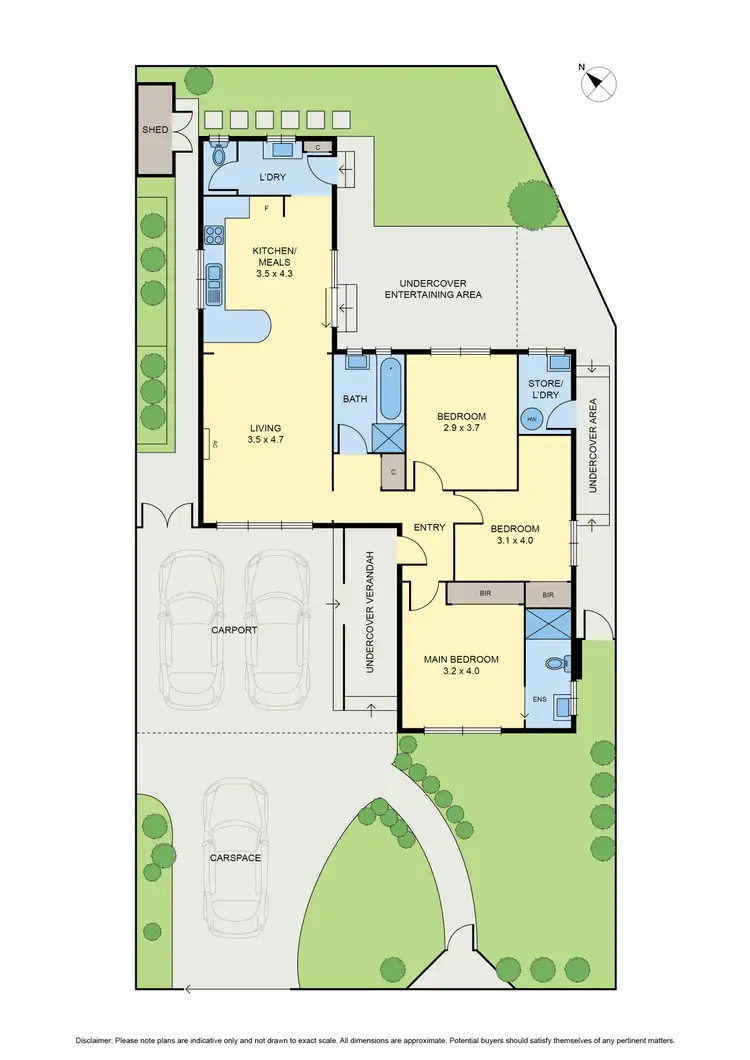 Floorplan of Homely house listing, 6 Bourchier Street, Glenroy VIC 3046