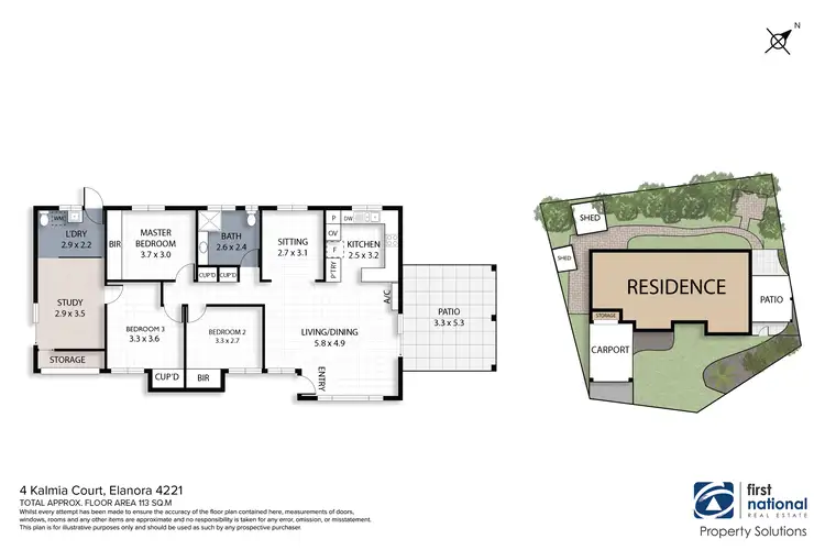 Floorplan of Homely house listing, 4 Kalmia Court, Elanora QLD 4221