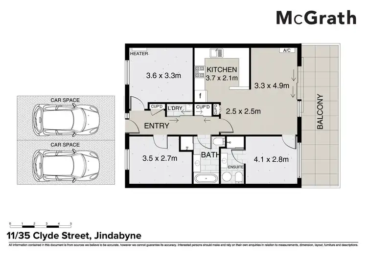 Floorplan of Homely apartment listing, 11/35 Clyde Street, Jindabyne NSW 2627