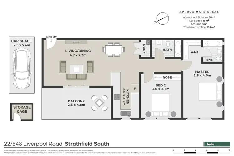 Floorplan of Homely apartment listing, 22/548 Liverpool Road, Strathfield South NSW 2136