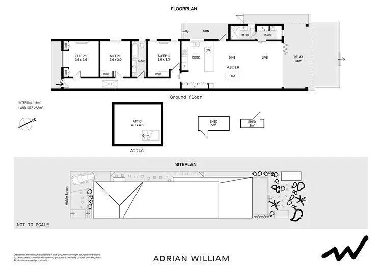 Floorplan of Homely house listing, 5 Middle Street, Marrickville NSW 2204