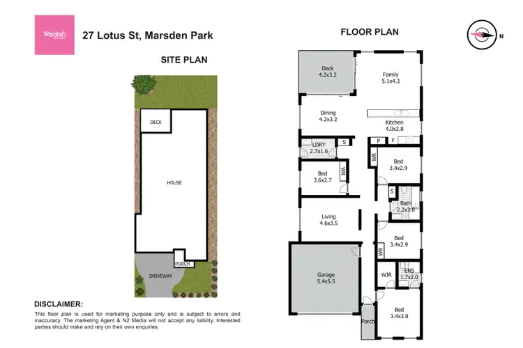 Floorplan of Homely house listing, 27 Lotus Street, Marsden Park NSW 2765