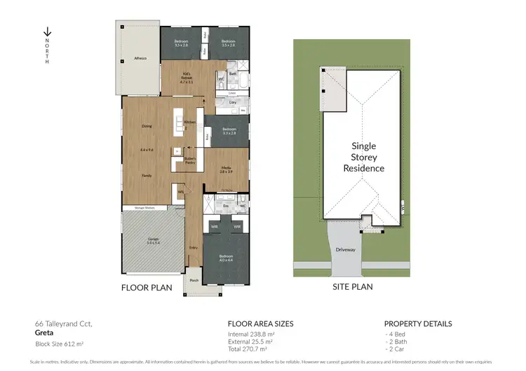 Floorplan of Homely house listing, 66 Talleyrand Circuit, Greta NSW 2334