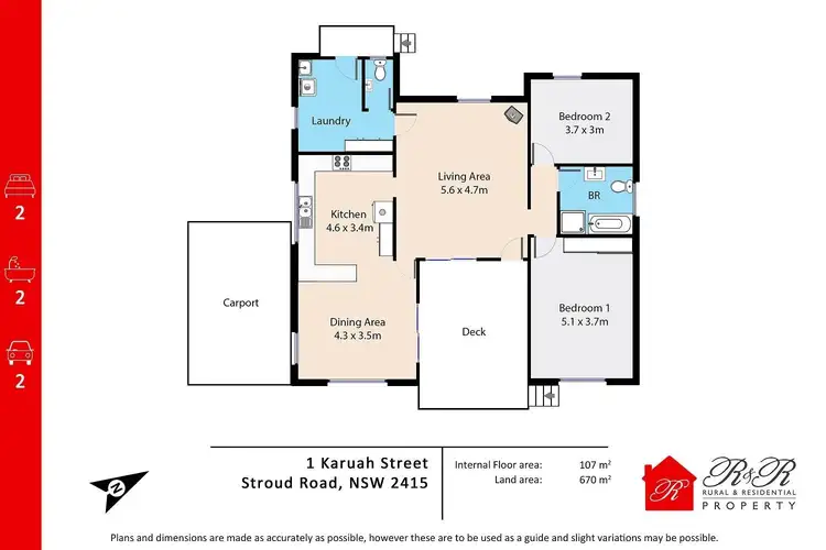 Floorplan of Homely house listing, 1 Karuah Street, Stroud Road NSW 2415