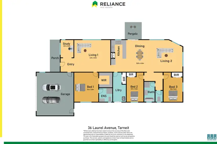 Floorplan of Homely house listing, 36 Laurel Avenue, Tarneit VIC 3029