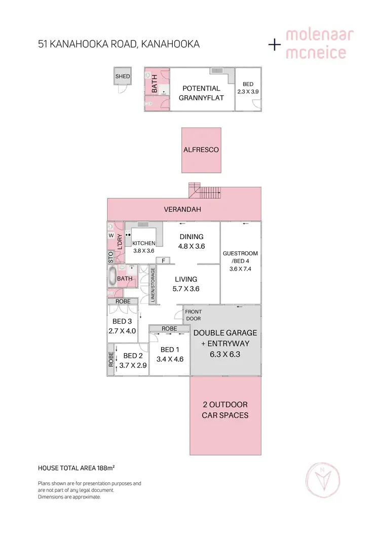 Floorplan of Homely house listing, 51 Kanahooka Road, Kanahooka NSW 2530
