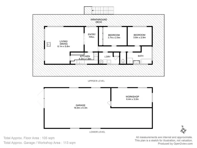 Floorplan of Homely house listing, 18 Sloping Main Drive, Sloping Main TAS 7186