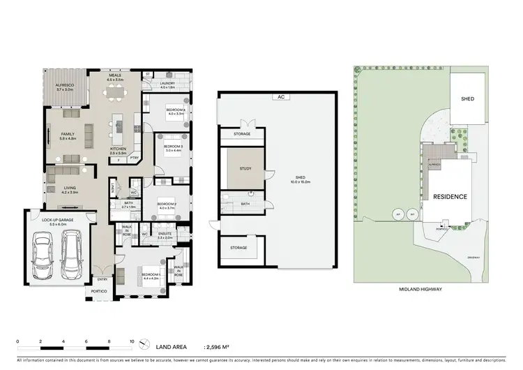 Floorplan of Homely house listing, 6336 Midland Highway, Clarendon VIC 3352