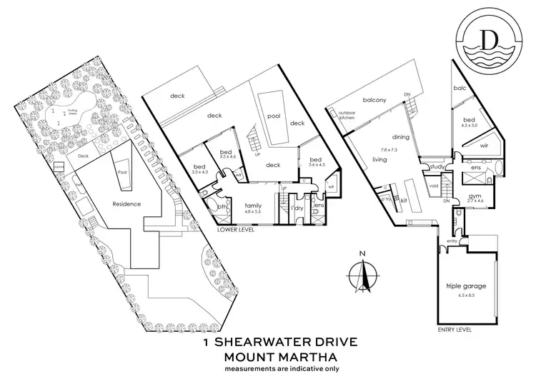 Floorplan of Homely house listing, 1 Shearwater Drive, Mount Martha VIC 3934
