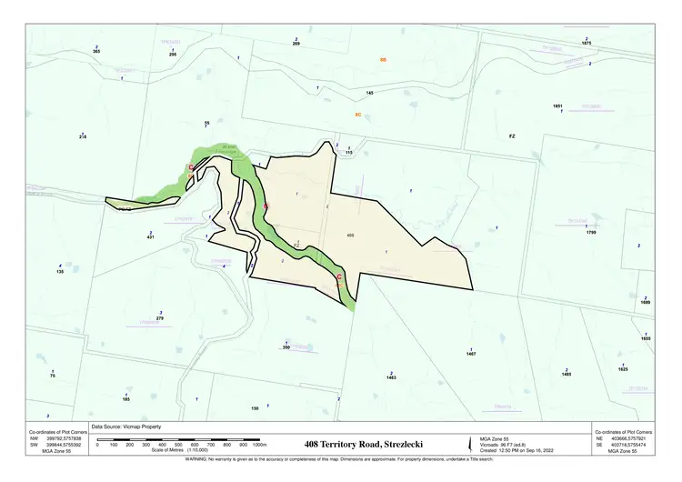 Floorplan of Homely rural property listing, 408 Territory Road, Strzelecki VIC 3950